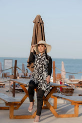 Rozamay Burkini Swimsuit-E021  Voile